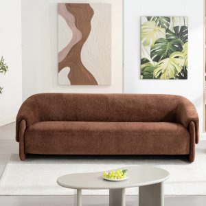 Canapé design Amalfi en tissu Q52-05 disponible en version 2 places et 3 places.